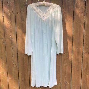 Vintage 80s Shadowline Peignoir Slip Cover